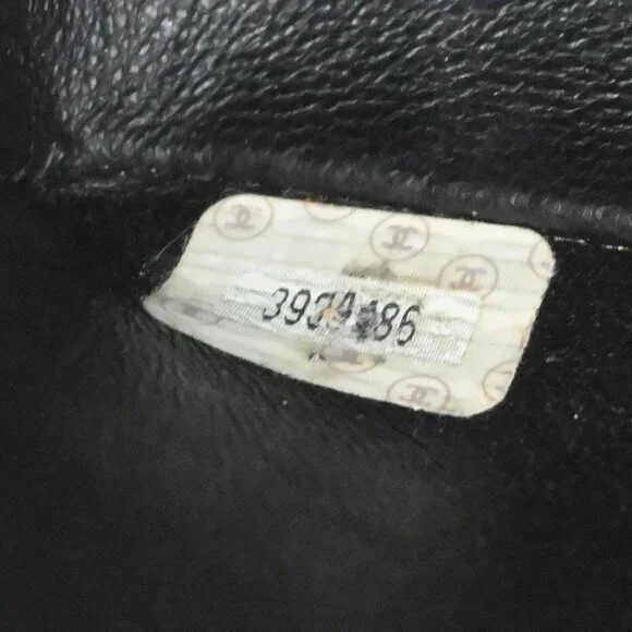 CHANEL CC Matelasse 30 Chain Shoulder Bag Leather Black GHW Vintage 359RF616 - Picture 16 of 16